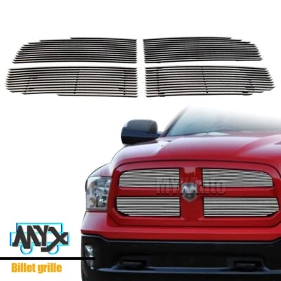 Fits 2006-2008 Dodge Ram 1500/2009 Ram 2500/Ram 3500 Polished Upper Billet Grill Foto 1 de 4