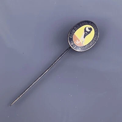 1912 Club DZ English Gross-u Zwergkropfer Lapel Pin Pigeon Grasleben Germany - Image 1 of 4