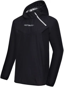 HOTSUIT Sauna Suit Men Weight Loss Gym Exercise Sweat Suits Workout Jacket, L - Picture 1 of 6