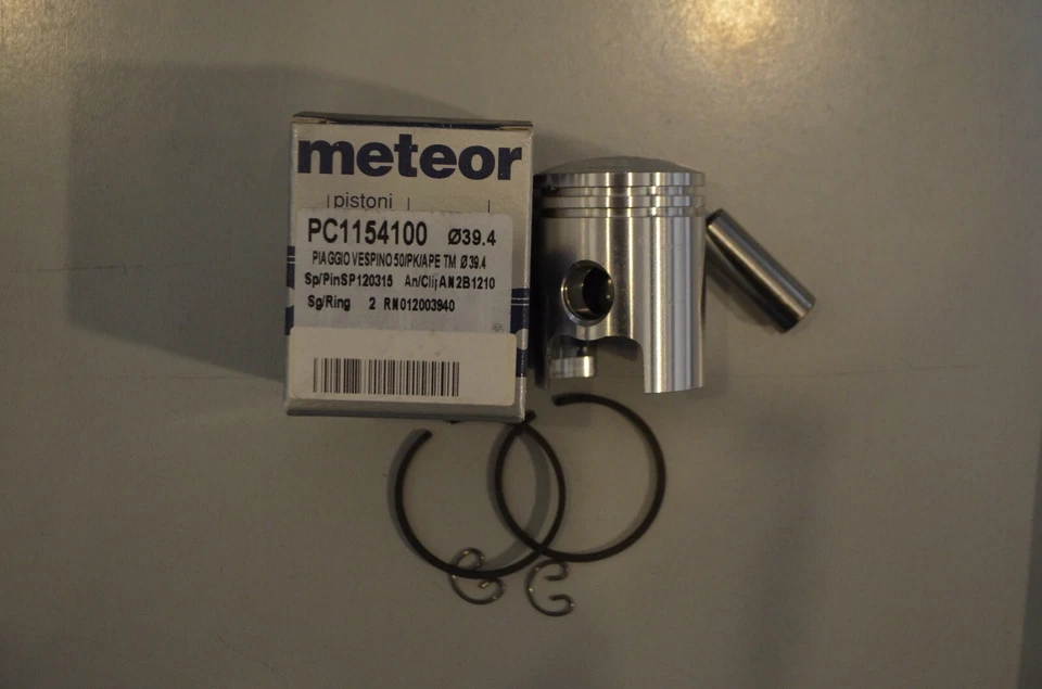 Pistone Meteor PC1154100 D. 39,4 - PIAGGIO VESPINO 50 PK - APE TM P50 - Imagen 1 de 1