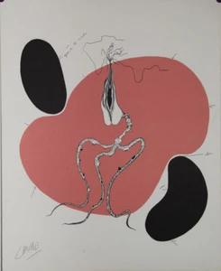 Labisse Felix-Lithograph signed original - The Seeker Midday - Picture 1 of 4