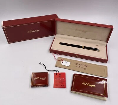 S.T. Dupont Paris Classique L2 Lacquer Fountain Pen mit OVP 0041290 - Bild 1 von 4