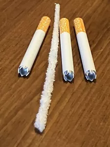 "Paquete de 3"" One Hitter Pipe cigarrillo falso de aluminio envío rápido gratuito el mismo día" - Imagen 1 de 5