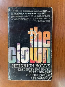 The Clown Heinrich Boll Germany Novel Signet T2783 1st Printing 1966 - Picture 1 of 6