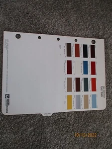 PAINT COLOR REFERENCE 1984 PAINT CHIPS FORD TRUCKS - Picture 1 of 2