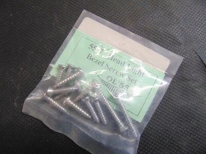 1955-56-57 Chevy/Chevrolet Headlight Bezel Screw Set (11117D) - Picture 1 of 2