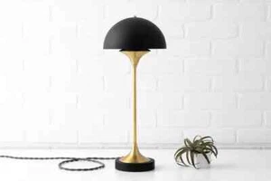 1950 Mid Century Lighting Dome Shade Table Lamp Unfinished Light Christmas Gift - Picture 1 of 10