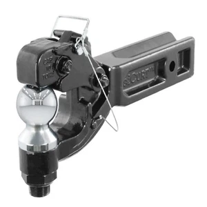 Curt 48012 Trailer Hitch Ball Mount & Pintle Combination for 2.5" Receivers - Picture 1 of 5