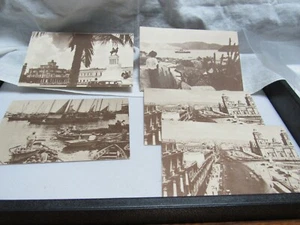 Vintage Antique Lot of 5 RPPC Panama Pacific Lines Turbo-Electric Liners Sc - Picture 1 of 10