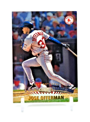 Jose Offerman /200 FIRST DAY ISSUE "1999 Transactions" 1999 Topps #321 Red Sox - Image 1 of 2