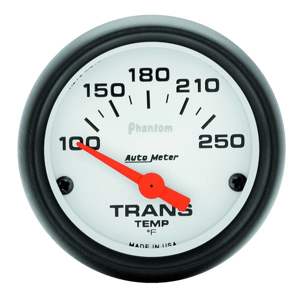 Auto Meter 5757 Phantom Electric Transmission Temp Gauge, 100-250 F,  2-1/16" - Image 1 of 1