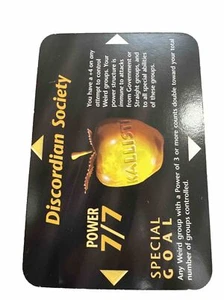 Illuminati New World Order Card Game INWO Discordian Society 1995 Conspiracy - Picture 1 of 2