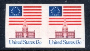 US Scott 1625a Imperforate Pair Error VF Mint Never Hinged 1975 - Picture 1 of 2