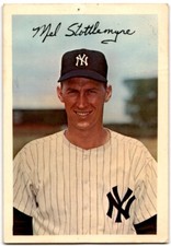 1967 DEXTER PRESS MEL STOTTLEMYRE YANKEES PICTURE PACK 4" X 5 7/8"