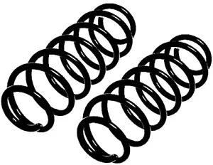 2X Audi A2 8Z0 1.2 TDI 1.4 TDI 1.6 FSI Rear Coil Springs 2000-2005 Hatchback - Picture 1 of 1