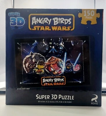 Rompecabezas Angry Birds Star Wars Super 3D 150 piezas ¡NUEVO!  Foto 1 de 4