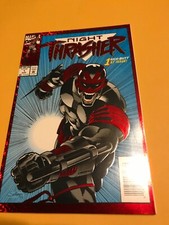 NIGHT THRASHER #1 : Marvel comics 8/93 NM-; Red Prism foil cv., Black hero