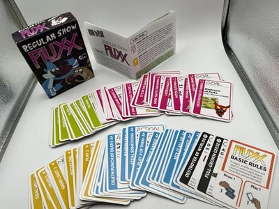 Juego de cartas Regular Show Fluxx Looney Labs 2014 Cartoon Network incl. 8 extras LEER Foto 1 de 4