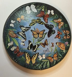 Springbok ROUND “Butterflies” 500 Pc puzzle by by Jean Day Zallenger Vintage - Picture 1 of 5