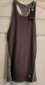 NWT Under Armour Heat Gear Mens Loose Tank Top Gray Sz  S - Picture 1 of 6
