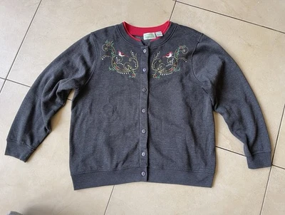 Suéter Shenanigans Mujer Extra Grande XL Pájaros Primavera Foto 1 de 3