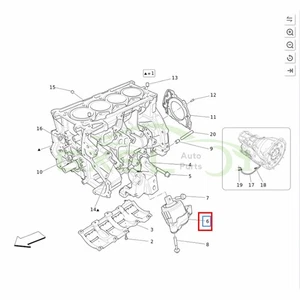 1 pieza para montaje motor izquierdo Maserati Ghibli GT 670215952 - Imagen 1 de 2