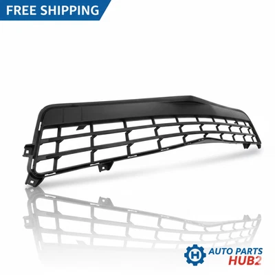 NOVA GRADE DE PARA-CHOQUE DIANTEIRO PLÁSTICO PRETO PARA 2014-2015 CHEVROLET CAMARO GM1036165 - Imagem 1 de 2