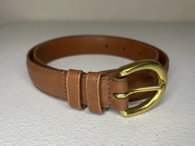 Винтажный тренер 8400 перчатка дубленая кожа ремень женщин маленький (27) коричневый конный - Изображение 1 из 4