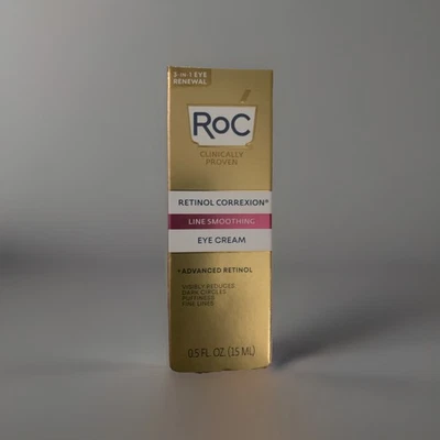 RoC Retinol Correxion Line Smoothing Anti-Aging Eye Cream 0.5oz Advanced Retinol - Image 1 of 2