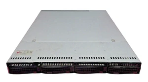 Supermicro SuperServer CSE-815 X10SRW-F 4x 3.5" HDD Bay 8-DIMM Slot Rack Server - Picture 1 of 3