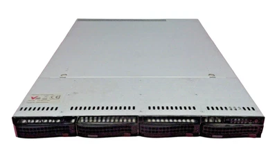 Supermicro SuperServer CSE-815 X10SRW-F 4x 3.5" HDD Bay 8-DIMM Slot Rack Server - Image 1 of 3