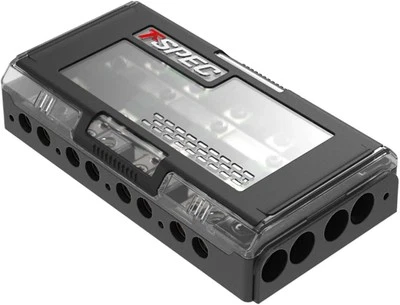 T-SPEC DUAL 1/0 GAUGE INPUT 4-WAY POWER + GROUND CAR AUDIO DISTRIBUTION BLOCK - Image 1 of 3