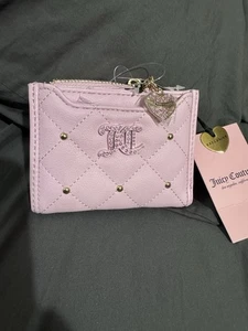Juicy Couture Light Pink Holding The Line Bifold Wallet With Pullout CC NWT - Picture 1 of 8