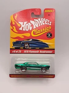 2005 Hot Wheels Classics Series 1 1970 Plymouth Roadrunner Green - Bild 1 von 2
