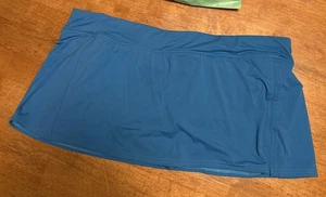 Lands 'End marineblauer Schwimmrock mit angenähtem Unterteil, Größe 16, neu ohne Etikett - Bild 1 von 6