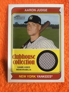 Aaron Judge 2023 Topps Heritage Baseball Clubhouse Collection Relic Card CCR-AJ - Bild 1 von 2