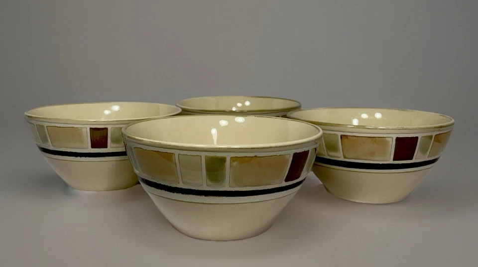 Better Homes and Gardens Cream Mosaic Soup Cereal Bowls - Image 1 of 4