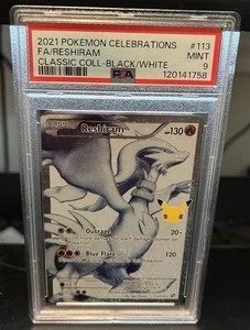Pokémon TCG Englisch: PSA 9 Reshiram #113 Full Art - Pokemon Celebrations - Bild 1 von 2