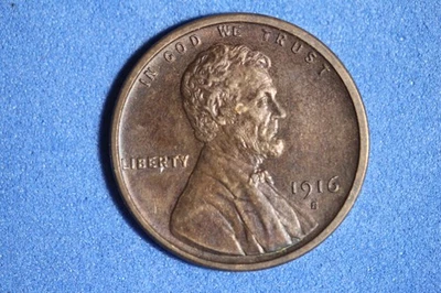 Estate Find 1916 - S  Lincoln Wheat Cent!!  #N07390 - Image 1 of 2