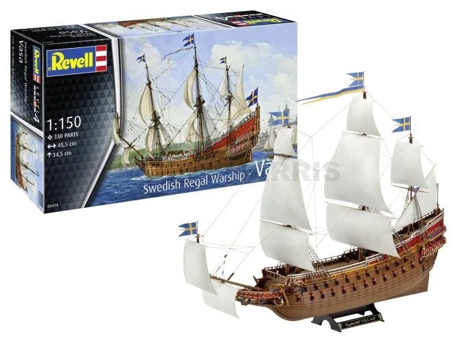 REVELL 05414 1/150 Swedish Regal Ship VASA - Immagine 1 di 4