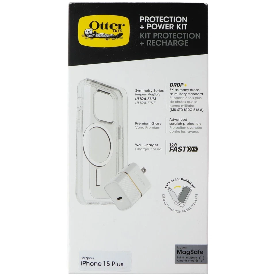 Protección de simetría OtterBox + kit de alimentación para MagSafe para Apple iPhone 15 Plus Foto 1 de 1