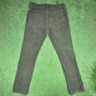 Pantalones de pana 7 diamantes para hombre talla 31x32 Clifton ajustados rectos elásticos verdes Foto 1 de 4