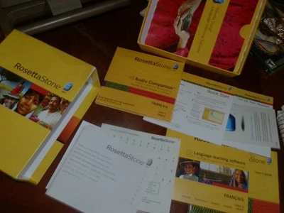 Rosetta Stone French Level 1 Version 3 PC CD-ROM Complete with NO Headphones - Image 1 of 3