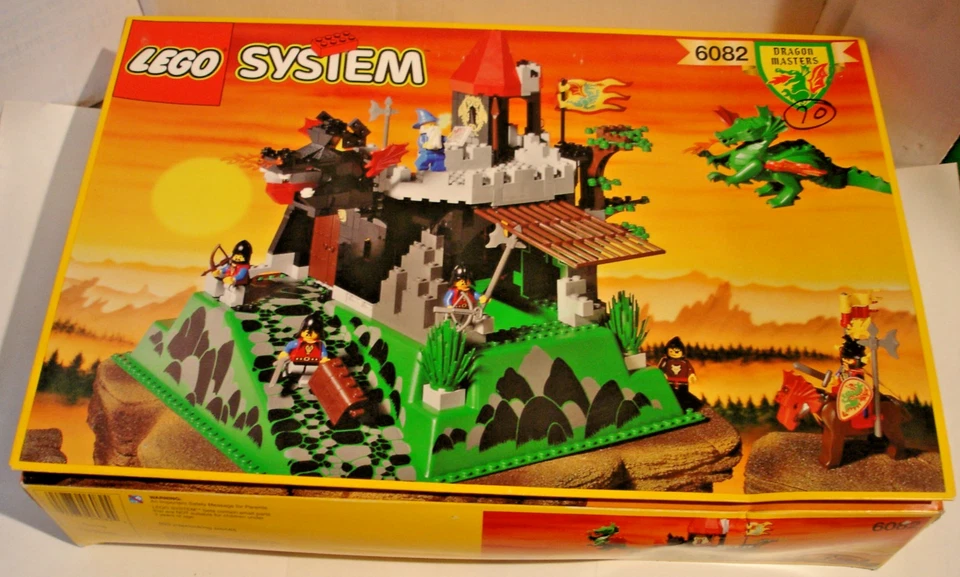 LEGO System 1993 Fire Breathing Fortress 6082 Opened Box VG Condition See Pics - Image 1 of 4