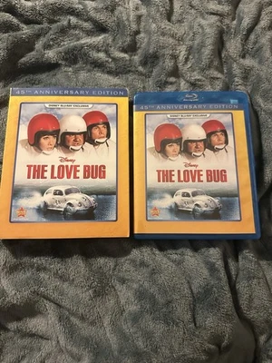 The Love Bug (Disney 1968 Blu-Ray) with Slipcover Like New 45th Anniversary Oop - Image 1 of 4