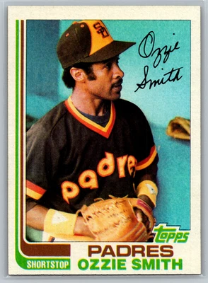 1982 Topps Baseball #95 Ozzie Smith San Diego Padres, St Louis Cardinals MLB Foto 1 de 2