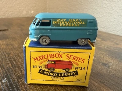 Volkswagon nº 34 VW Van Matchbox International Express Moko Lesney com caixa - Imagem 1 de 4