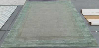 GREEN / BEIGE 7'-6" x 9'-6" Cut on Rug, Reduced Price 1172775161 IM821D-8 - Image 1 of 4