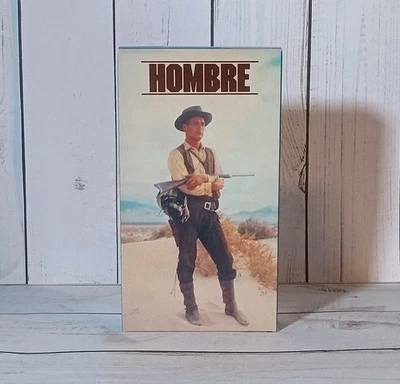 Hombre VHS Tape 1967 Western Action Paul Newman Margaret Blye 1990 Release - Image 1 of 4