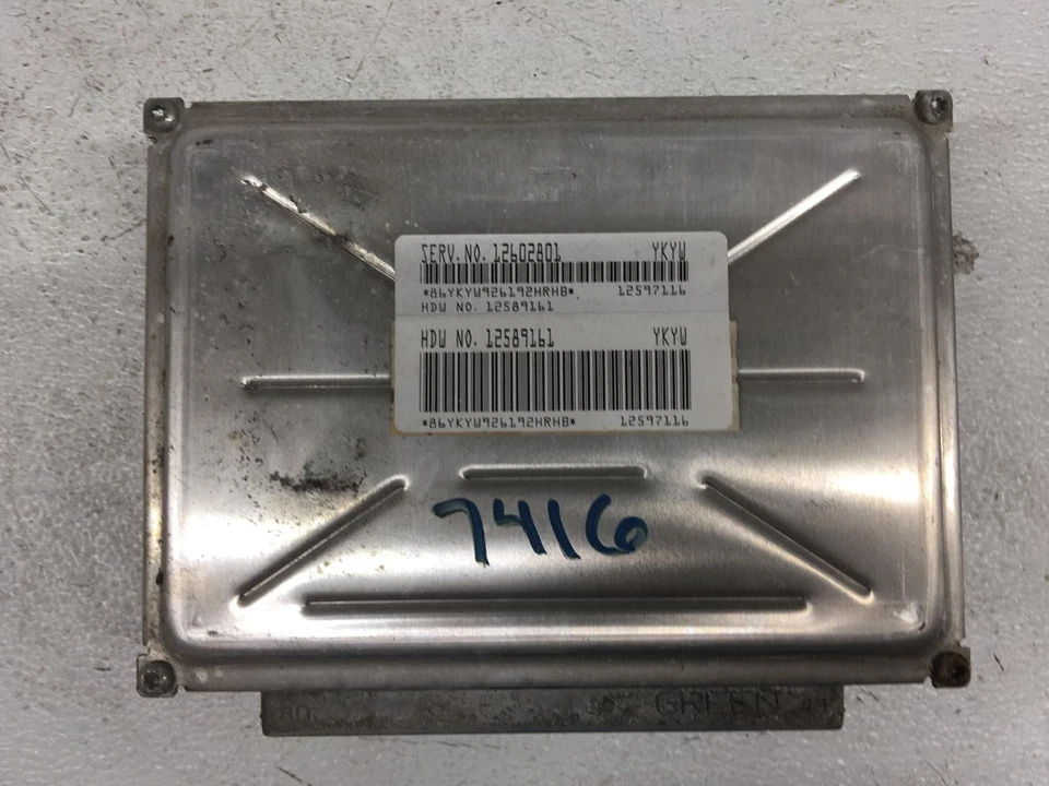 ECU ECM Computer mudule for Engine Motor 07 CHEVY EXPRESS 3500 - Image 1 of 4